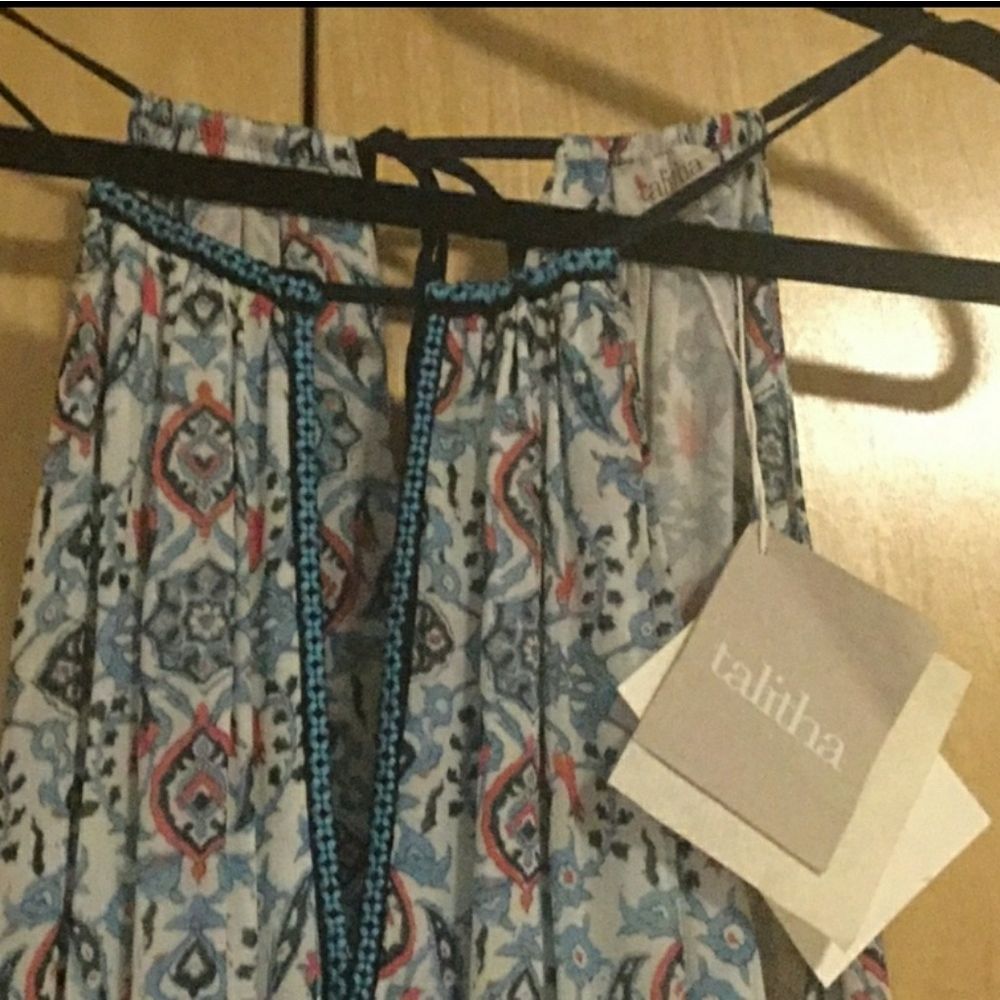 Talitha Embroidered printed silk-georgette jump - Picture 7 of 7